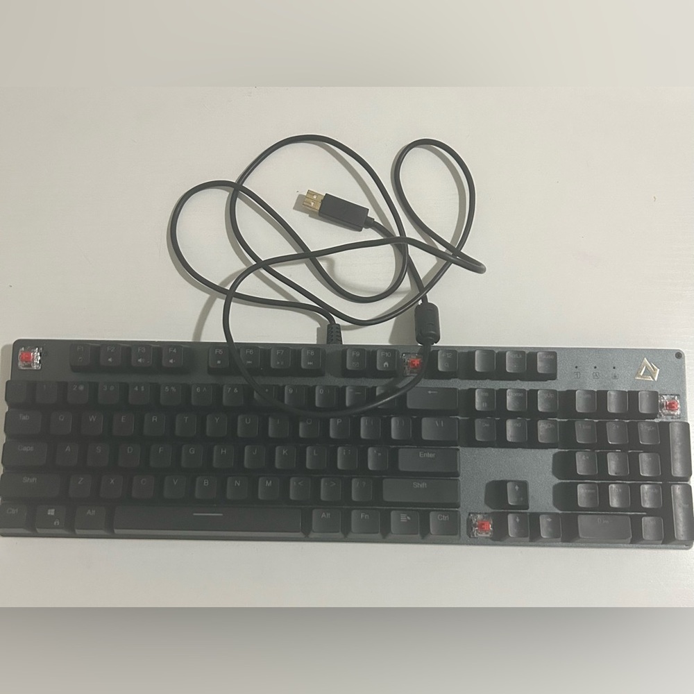 Black Mechanical Keyboard with USB Connection